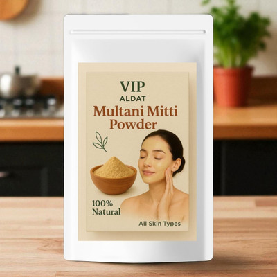 VIP ALDAT Multani Glow Essential Pack with Herbal Fusion of Clay, Mint, and Rose Powder(450 g)