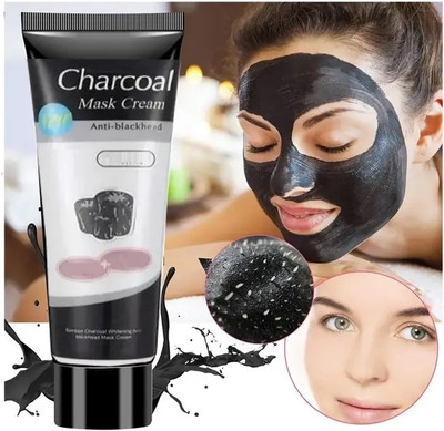 Jiwoo Charcoal Peel off Mask for Face Removes Blackheads & Whiteheads Detoxifies Skin(130 g)