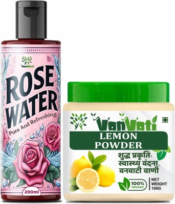 Vanvati Pure Lemon Powder For Face Skin Care Skin Glowing & Skin Brightening Powder Rose(100 g)