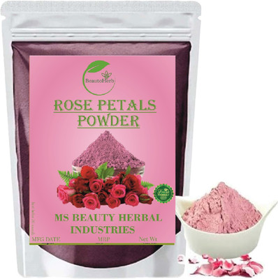 Beautoherb Glow Rose Petal Powder for face pack smoot(400 g)