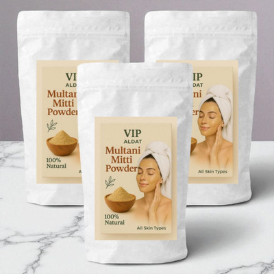 VIP ALDAT Multani Mitti Skin Brightness Herbal Glow Essence For Pure Care(450 g)