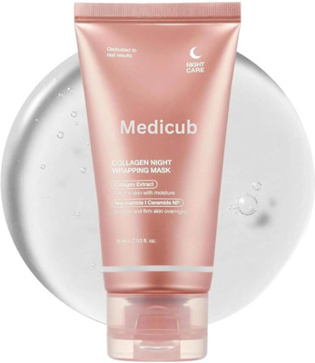 IMPACTSTRONG Medicub Collagen Overnight Wrapping Peel Off Hydrolyzed Korean Care 2.53 fl.oz(75 ml)