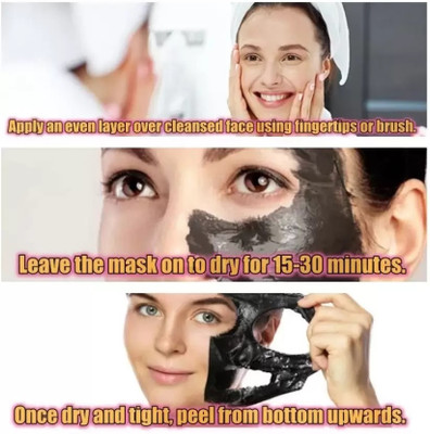 Yuency Blackhead Remover Charcoal Face Mask & Green Tea Solid Mask(2 Items in the set)