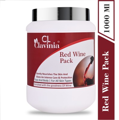 CLAVINIA Herbal Red Wine Face Pack 1000 ml(1000 ml)