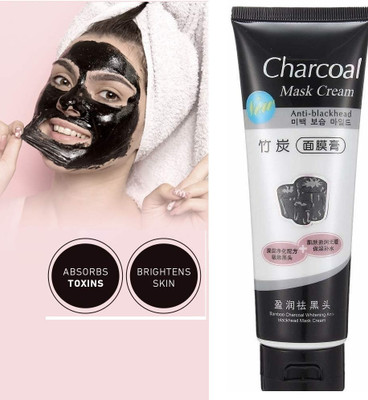 Amaryllis Set of 1 Charcoal Peel Off Mask for Blachead and Whitehead Remover(130 ml)