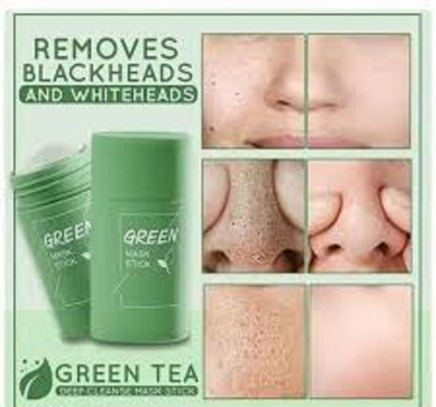 Luipui face pack green tea clay mask stick for pores(40 g)