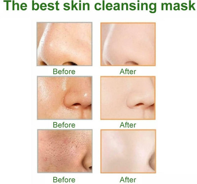 Jiwoo Green Tea Mask Clean Pores Oil Control Anti-Acne Blackhead & Whitehead Removal(40 g)