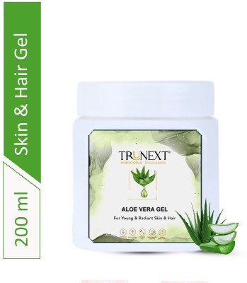 TRUNEXT Aloe Vera Gel For Face And Glowing Skin Pure And Natural Moisturizer(200 ml)