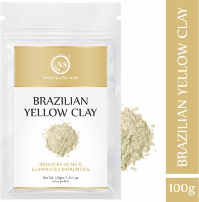 Nuerma Science Brazilian Yellow Clay Mask | Face Mask | Face Pack(100 g)