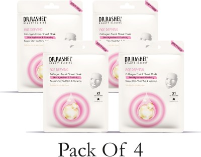 DR.RASHEL AGE DEFYING SHEET MASK WITH SERUM THAT HYDRATES THE SKIN (PACK OF 4)(80 g)