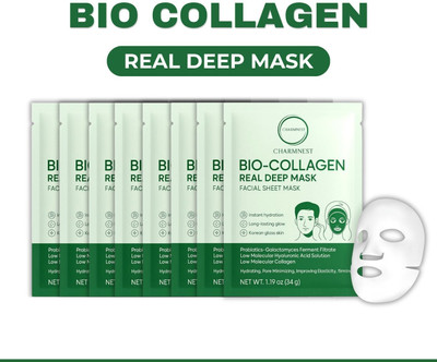CHARMNEST BIO COLLAGEN FACE MASK pack of 8(272 g)