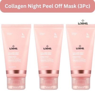 LORSHEL Collagen Night Peel Off Mask for Skin Revitalization and Renewal(210 ml)