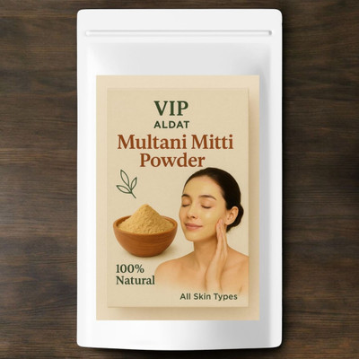 VIP ALDAT Saugandhik Saundarya Vardhak Multani Mitti Herbal Tez Nikhar Pack(400 g)