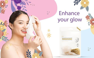 tanvi27 Soft and Healthy Skin Rice Face Sheet Mask With Serum Repairing & Nourishment(20 g)