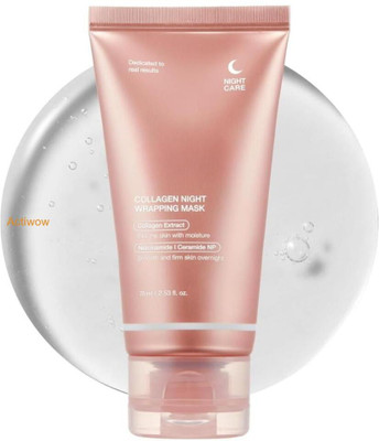 Actiwow Collagen Night Wrapping Mask for Skin Cleansing & Brightening(100 ml)