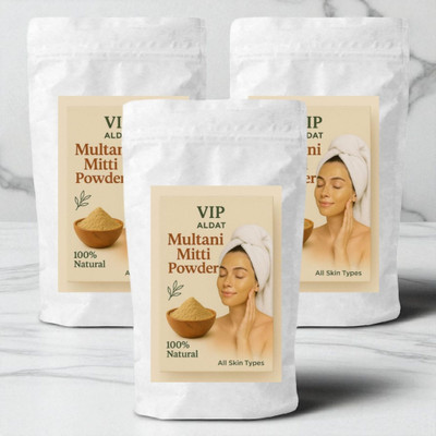 VIP ALDAT Multani Mitti Royal Glow & Deep Cleansing Ayurvedic Skin Therapy(450 g)
