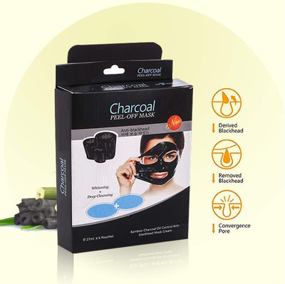 GFSU - GO FOR SOMETHING UNIQUE Charcoal Face Peel of Mask |Deep cleanses(162 ml)