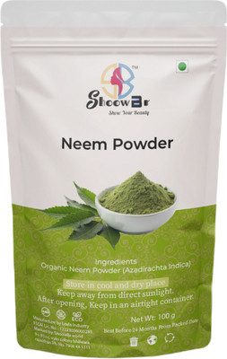 Shoowbr Natural Neem Powder No Artifical Colour & Additives For Hair Care & Hair Growth(100 g)