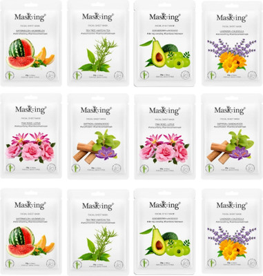 MasKing Facial Sheet Mask for Skin Lightening(240 ml)