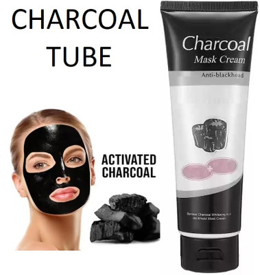 LILLYAMOR Natural Charcoal tube Face Mask for Removing Impurities(130 ml)