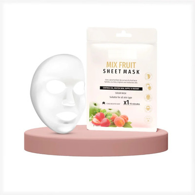 Neycare mix furit's new sheet mask easy to use perfect pack of 1(20 g)