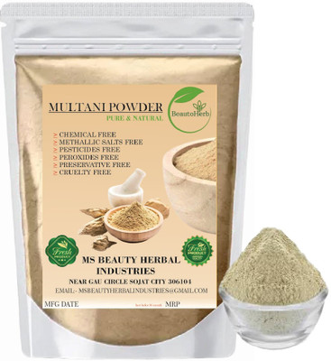 Beautoherb Natural Multani Mitti Powder for face pack glow(500 g)