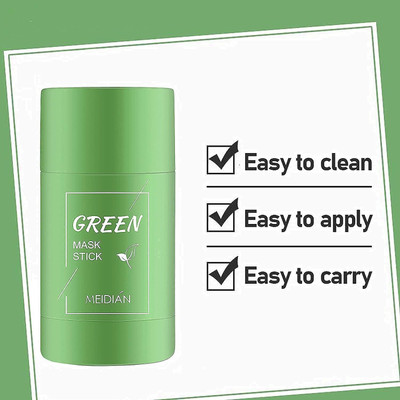 Luipui Green Tea Deep Cleansing Mask face mask mud stick pack of 1(40 g)