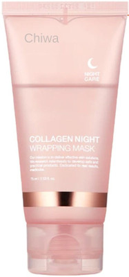 CHIWA Hydration & Glow Boost Collagen Night Wrapping Mask | Overnight Treatment(90 ml)