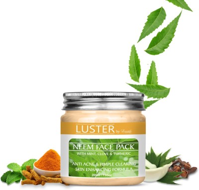 Luster Neem Face Pack For Acne & Pimple Clearing (Small)(200 ml)