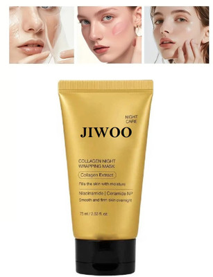 Jiwoo Collagen overnight mask for skin rejuvenation, hydration and brightening(75 ml)