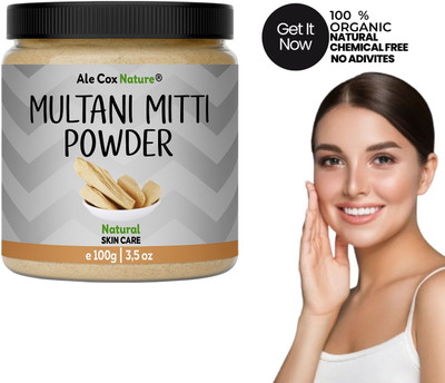 Ale Cox Nature Multani Mitti | Natural Face Mask Clay Powder for Healthy Skin(100 g)