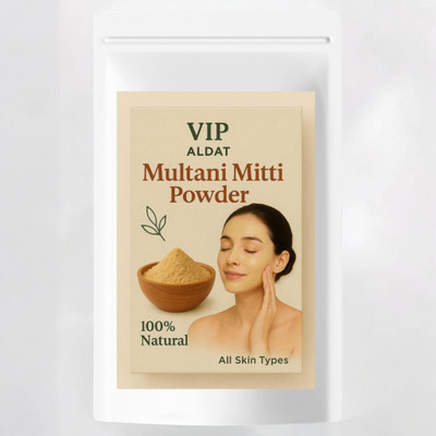 VIP ALDAT Natural Fuller’s Earth Powder for Bright Smooth Clear Radiant Face Skin(100 g)