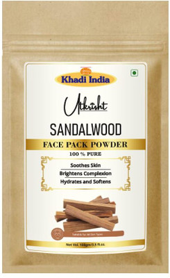 Utkrisht Khadi 100% Pure Sandalwood Face Pack for Healthy & Radiant Looking Skin(100 g)