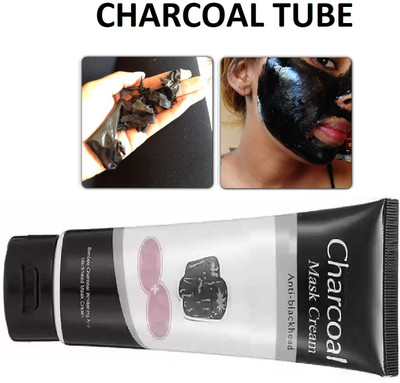 Amaryllis ACTIVATED CHARCOAL TUBE FOR SKIN BRIGHTENING & MOISTURIZING(130 g)