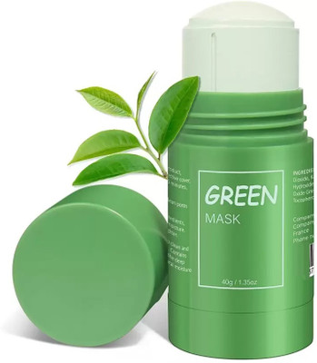 Yuency Green Tea Mask Stick for Face, Blackhead Remover, Deep Pore Cleansing(40 g)