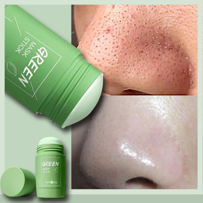 manasona Best Facial Oil Control Green Tea Clay Stick mask, Toning Face Mask Stick(40 g)