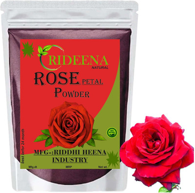 Rideena Natural Rose powder for face pack soft(100 g)