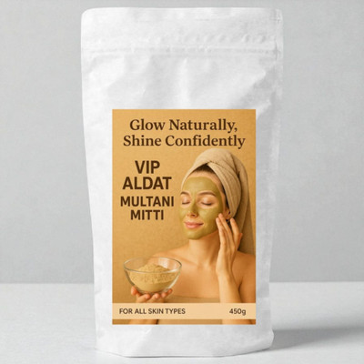 VIP ALDAT Multani Mitti Ultra Glow Herbal Natural Skin Purify Clay Powder(200 g)