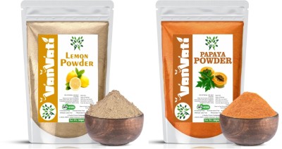 Vanvati Lemon & Papaya Powder For Skincare Herbal Natural Pure Powder (50gm)each(100 g)