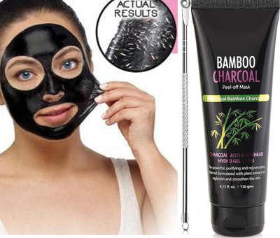 manasona Best Charcoal Black Peel Off Mask Anti pollution(130 g)