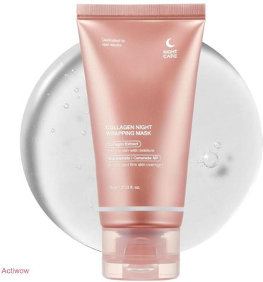 Actiwow Collagen Night Wrapping Mask for Uneven Skin Tone(100 ml)