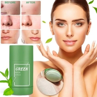 GFSU - GO FOR SOMETHING UNIQUE Green Tea Mask Stick,Green Mask Stick For Face Moisturizes Oil Control(40 g)