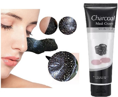 Luster Shine Activated Charcoal tube Face Mask for Removing Impurities(130 ml)