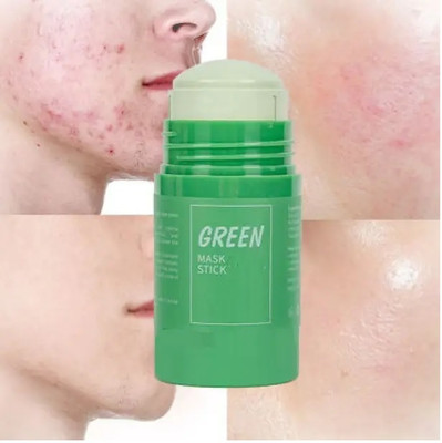 EVERERIN Green Mask Stick For Face Blackheads Whiteheads Oil Control Face Wash(40 g)