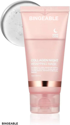 Bingeable Night Wrapping Mask Korean Collagen Peel-Off for Skin Elasticity 90ml(90 ml)