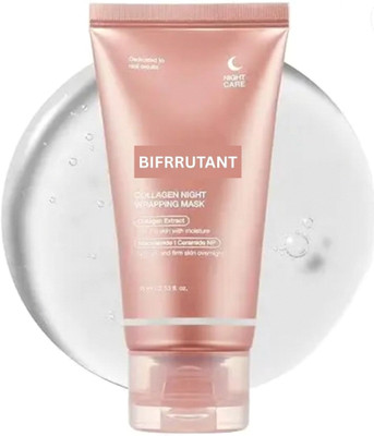 BIFRRUTANT Collagen Night Wrapping Mask for Smooth Skin While Sleeping(75 ml)