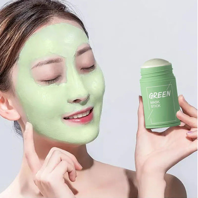 Jiwoo Green Tea Cleansing Mask Stick for Face Blackheads Whiteheads Oil Control(40 g)