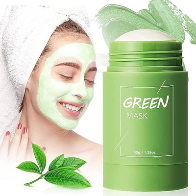 luzimaisa Green Tea Cleansing Mask Stick for Face Anti Pimple For Men & Women(40 g)