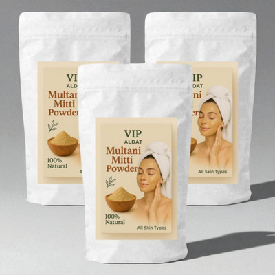 VIP ALDAT Multani Mitti Ancient Herbal Glow With Radiant Skin Brightness And Detox Care(450 g)