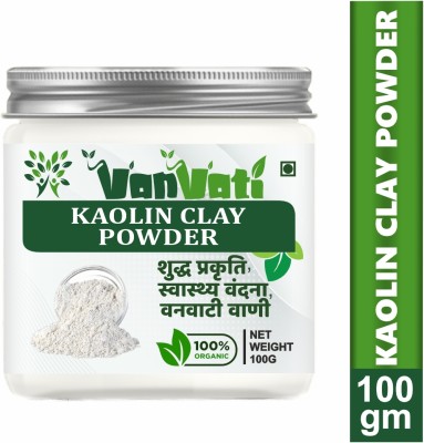 Vanvati Natural Kaolin Clay Powder Ultra-Fine, Deep Cleansing, Face Mask & Face Care(100 g)